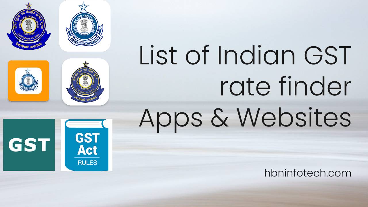 Gst Rate Finder India Gst Rate Finder App Details