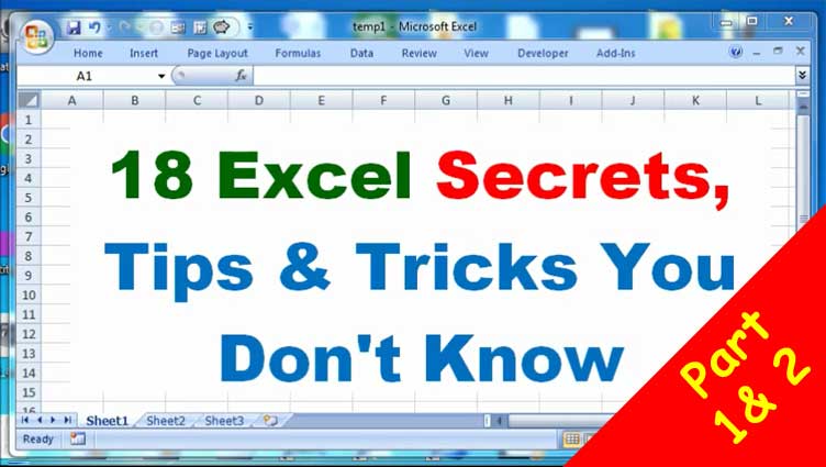 Advanced Excel Tips And Tricks Excel Secrets You Dont Know