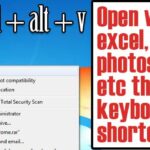 How to open applications such as word, excel and photoshop etc through keyboard shortcut