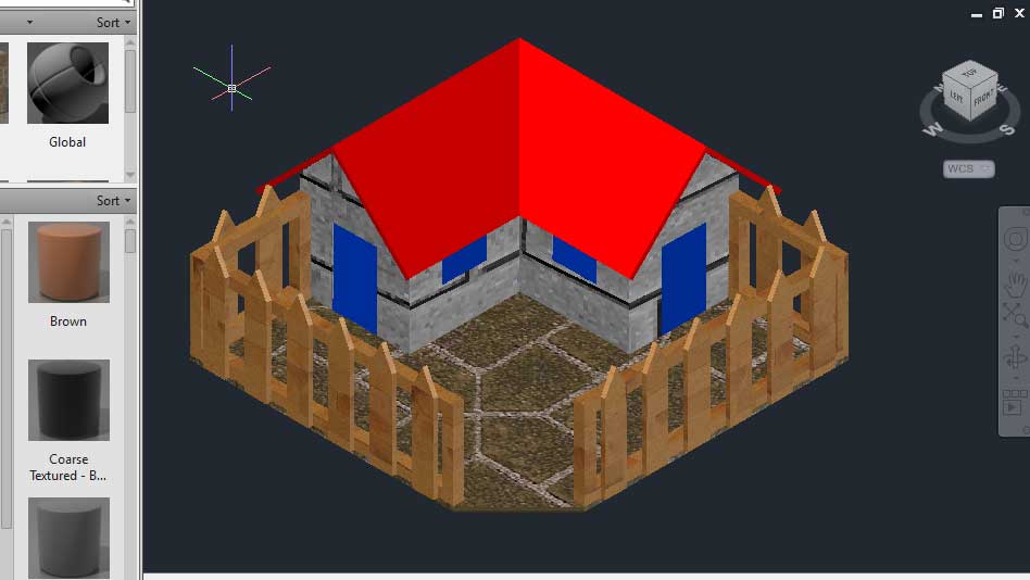 How to design a small 3D House in AutoCAD