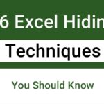 Hiding Techniques in Excel