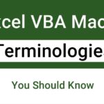 Excel Macro Terminology