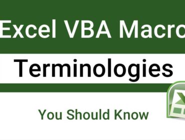 excel macro terminology