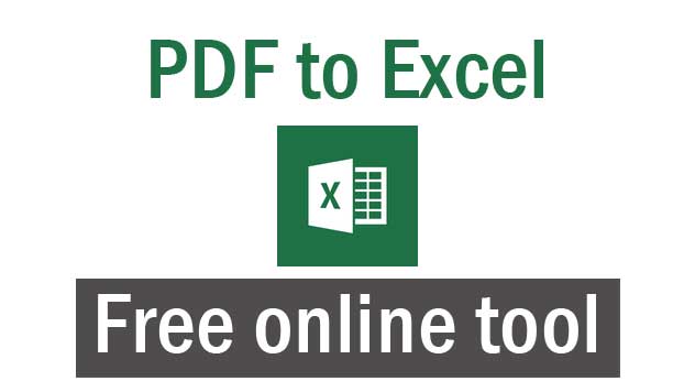 pdf to excel converter online free for mac