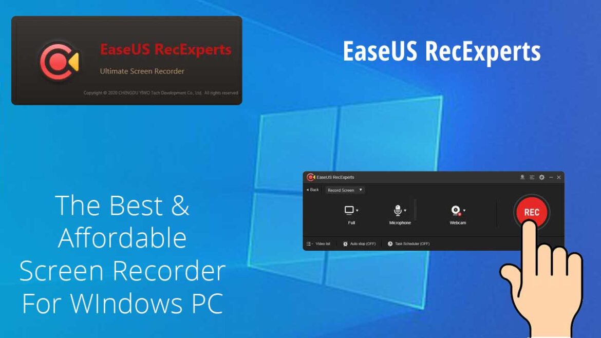 Best Paid Screen Recorder for PC - EaseUS RecExperts The Best Affordable Screen Recorder