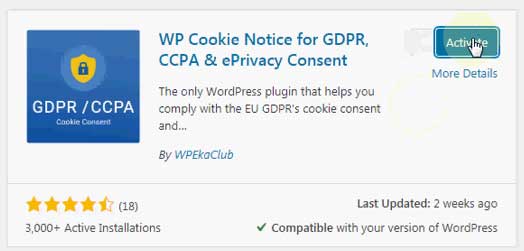 free wp cookie notice for wordpress websites