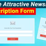 Create Attractive Newsletter Subscription Form Using WPForms