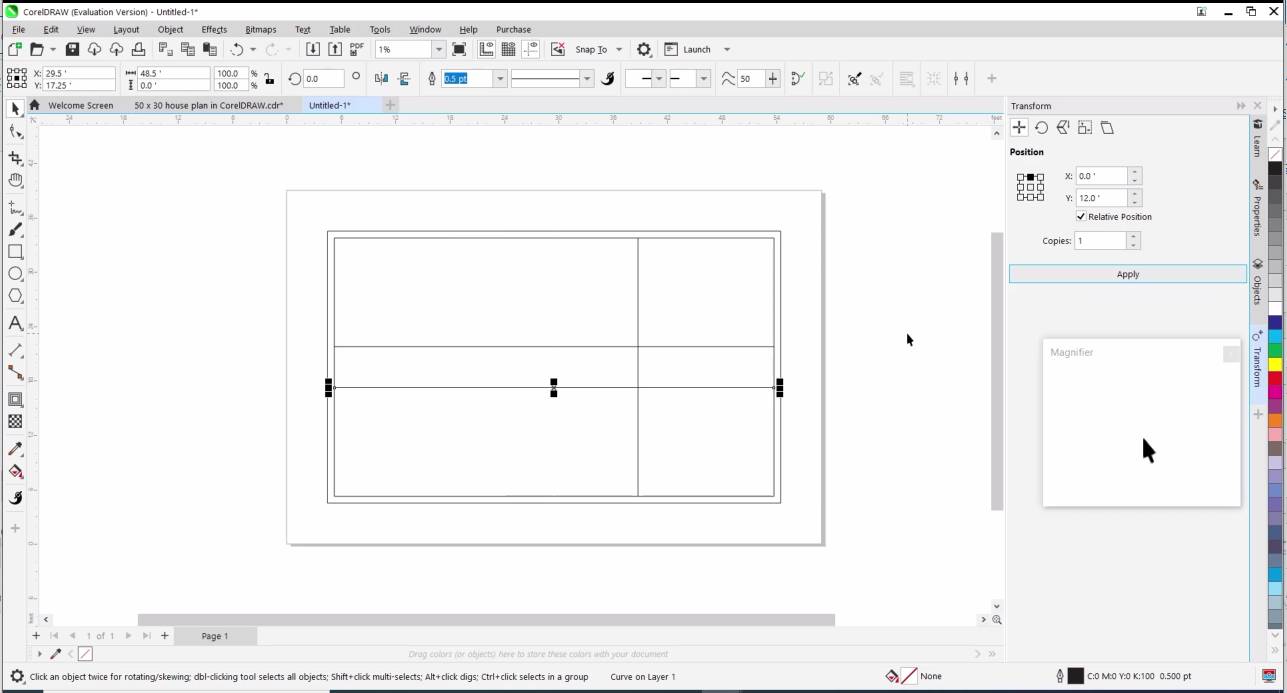 transformation in coreldraw