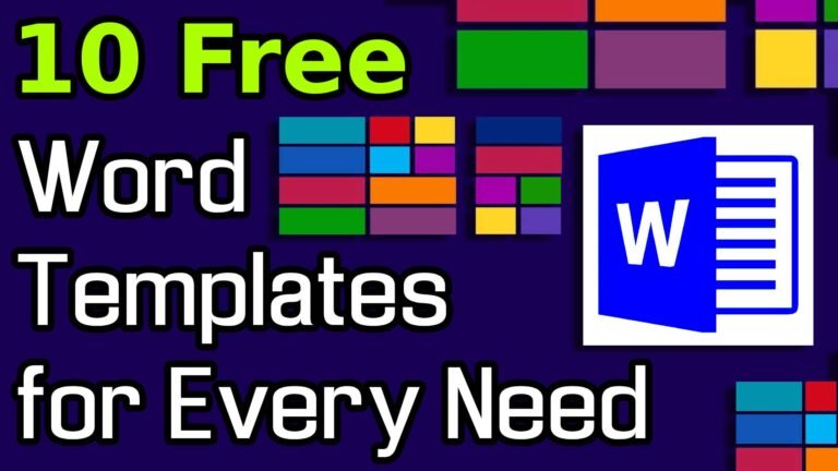 Word Template Text Examples 10 Free Word Templates for Every Need - HBN Infotech