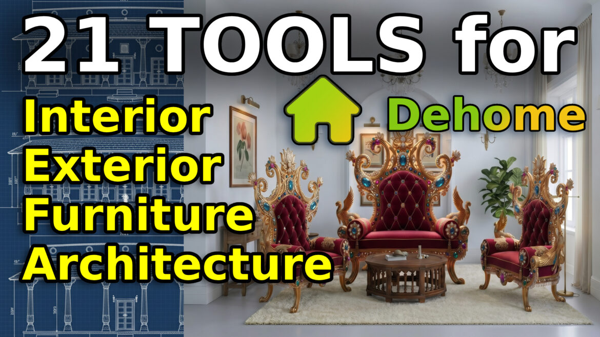 DeHome AI: 21 Design Tools for Interior, Exterior, & Architecture