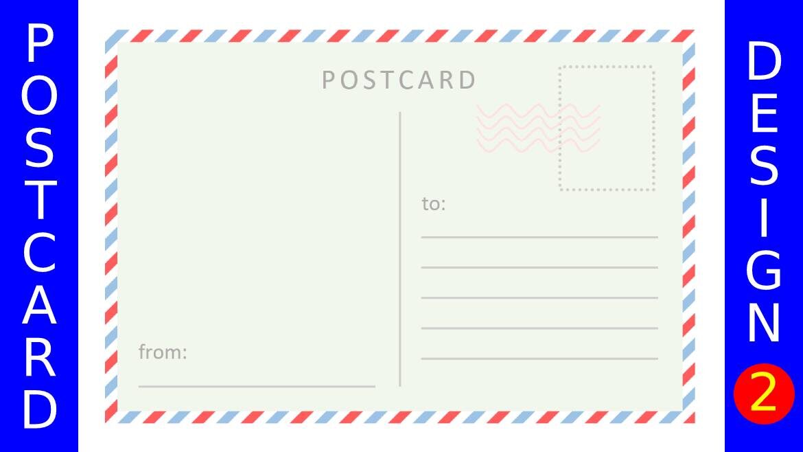 Postcard Template Word - 4x6 Postcard Template free download