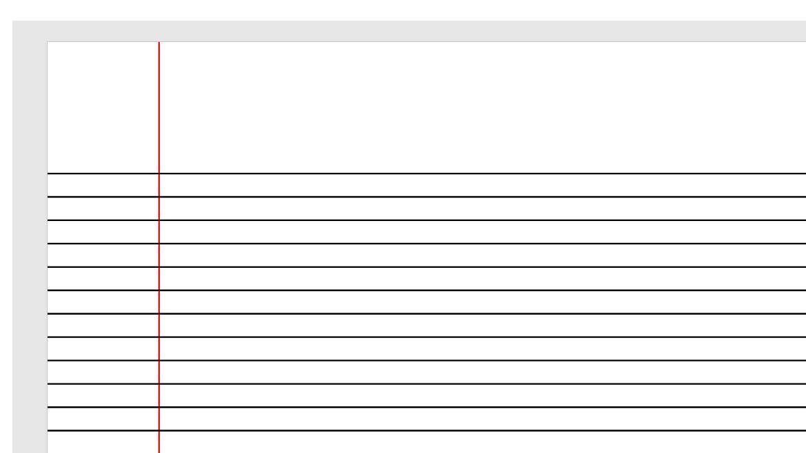 Printable Graph Paper Templates for Word