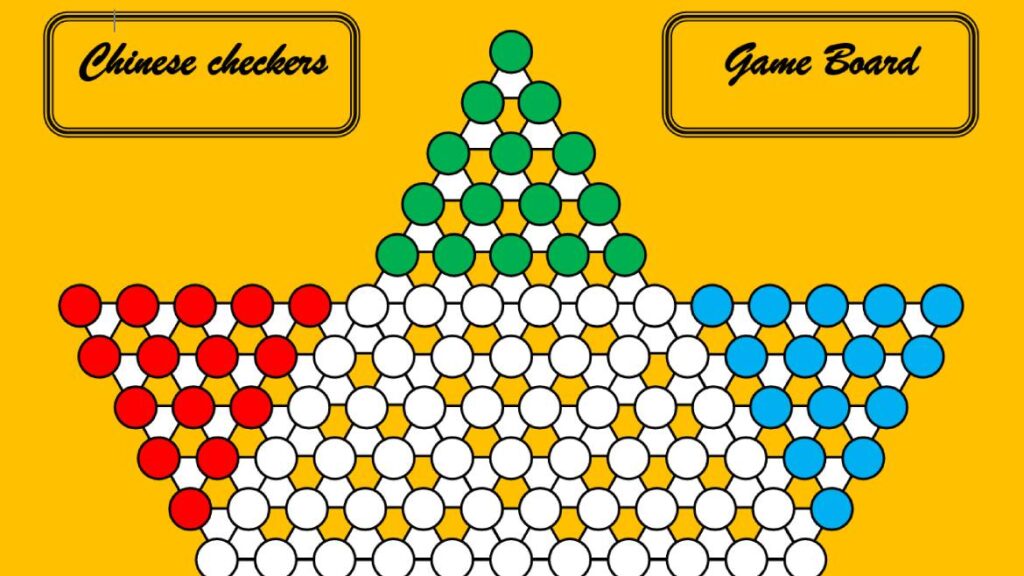 Chinese Checkers Printable Template Word &amp; PDF Format Free Download