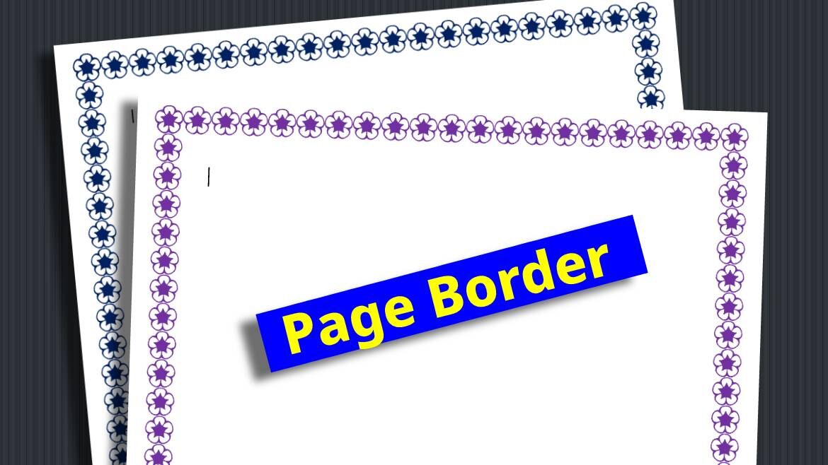 Page Border Word Template