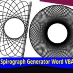 Spirograph Pattern Generator Word VBA Code