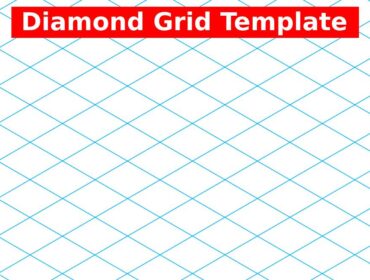 Diamond Grid Template - Diamond Graph Paper