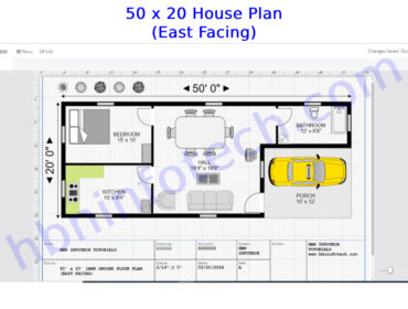 50 x 20 House Plans