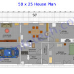 50 x 25 House Plan