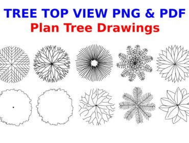 Tree Top View PNG & PDF for Floor Plans - Plan Tree Drawings - Free Download